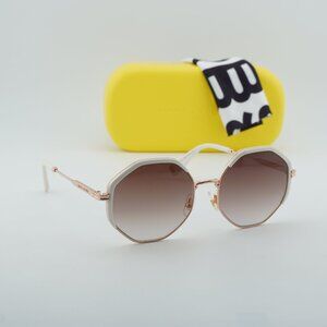 Marc Jacobs MJ 1079/S 024S HA Geometric Sunglasses - Gold/Brown